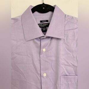 Pronto Uomo Light Purple Dress Shirt. Pit to pit= 22.5”